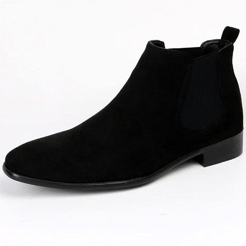 Dalton | Men's Pointed-Toe Slip-On Ankle-High Chelsea Boots
