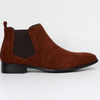 Dalton | Men's Pointed-Toe Slip-On Ankle-High Chelsea Boots