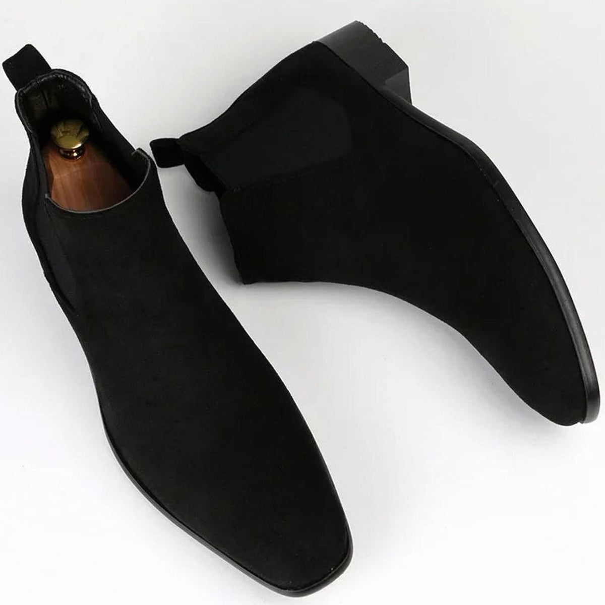 Dalton | Men's Pointed-Toe Slip-On Ankle-High Chelsea Boots