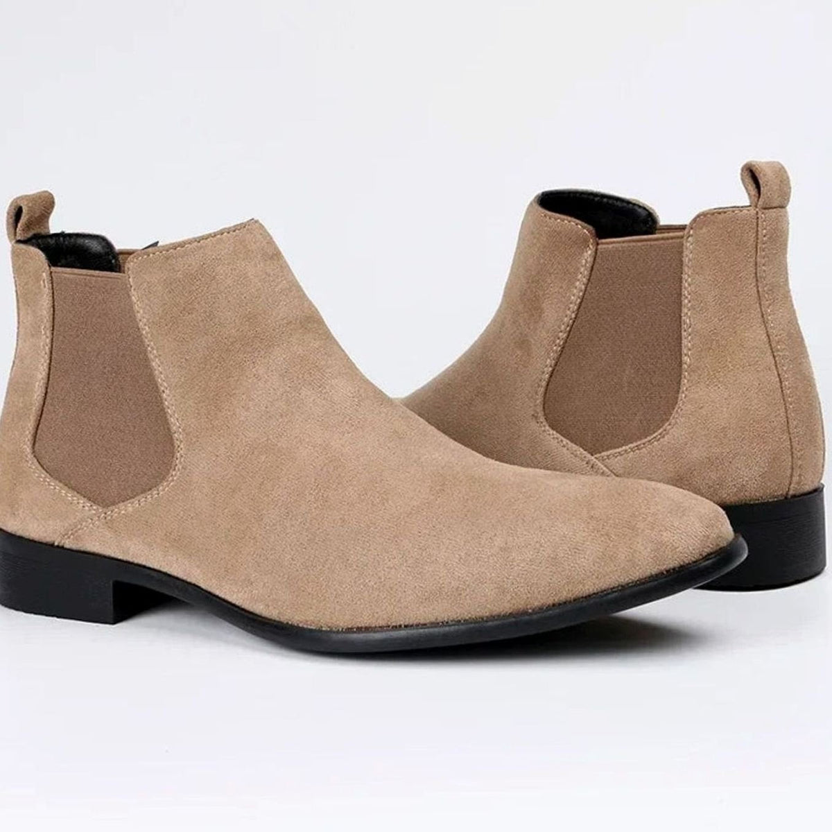 Dalton | Men's Pointed-Toe Slip-On Ankle-High Chelsea Boots