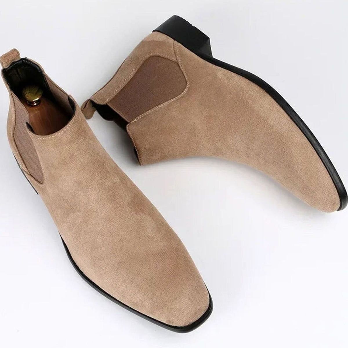 Dalton | Men's Pointed-Toe Slip-On Ankle-High Chelsea Boots