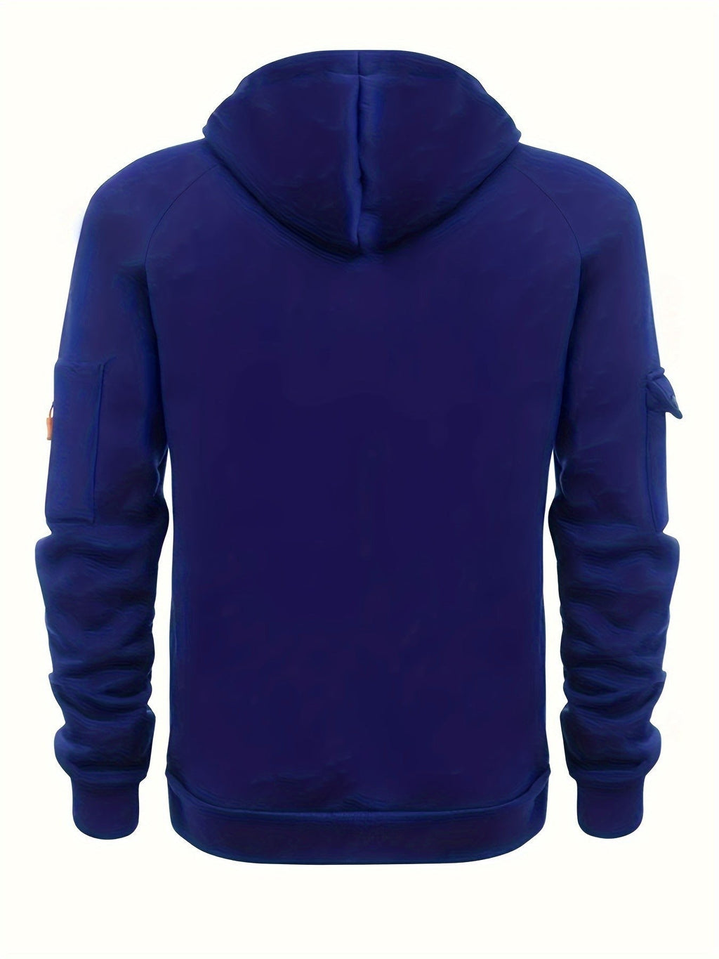 Marlow | Men's Quarter-Zip Raglan-Sleeve Drawstring-Hood Utility-Pocket Hoodie