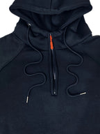 Marlow | Men's Quarter-Zip Raglan-Sleeve Drawstring-Hood Utility-Pocket Hoodie