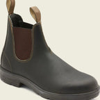 Weston | Men's Slip-On Elasticated Round-Toe Vegan Leather Chelsea Boots