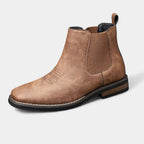 Weston | Men's Slip-On Western-Stitch Vegan Leather Chelsea Boots