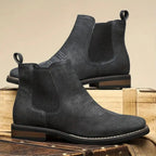 Weston | Men's Slip-On Western-Stitch Vegan Leather Chelsea Boots