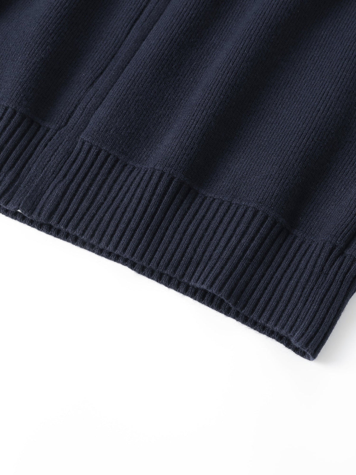 Winslow | Men's Zip-Up Stand-Collar Contrast-Trim Ribbed Relaxed-Fit Cardigan