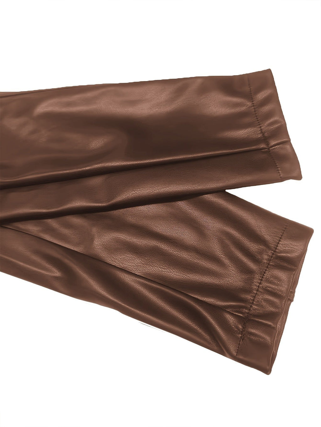 Sienna | Women's Cropped Zip-Up Stand-Collar Vegan Leather Moto Jacket