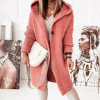 Marlowe | Women's Hooded Longline Button-Front Knit Cardigan